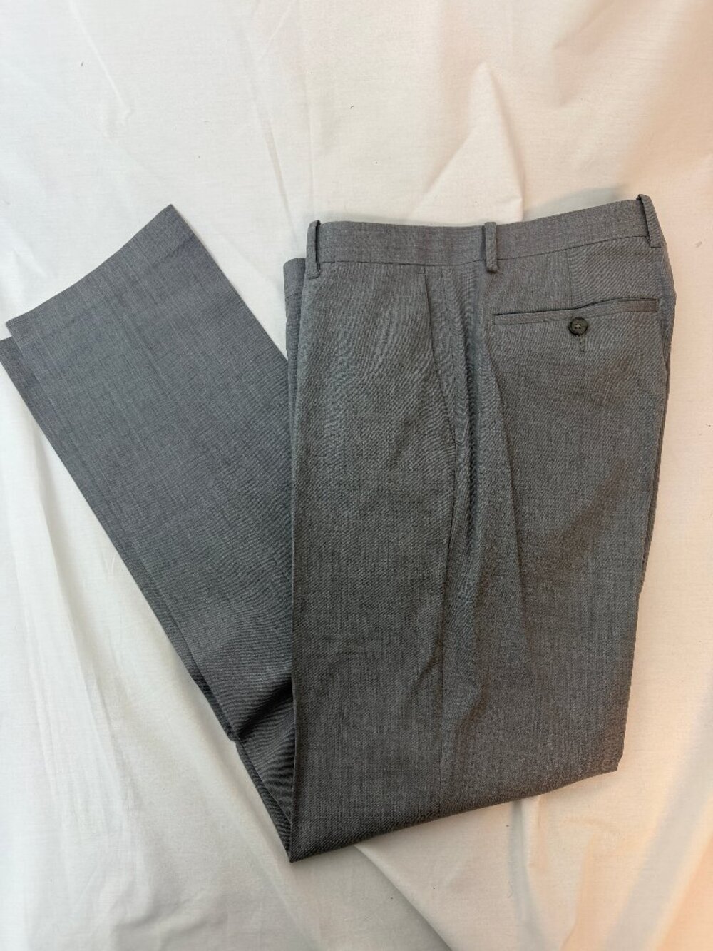 Men's Tie Bar Slim Fit Dress Pants